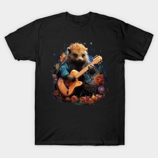 Echidna Playing Guitar T-Shirt